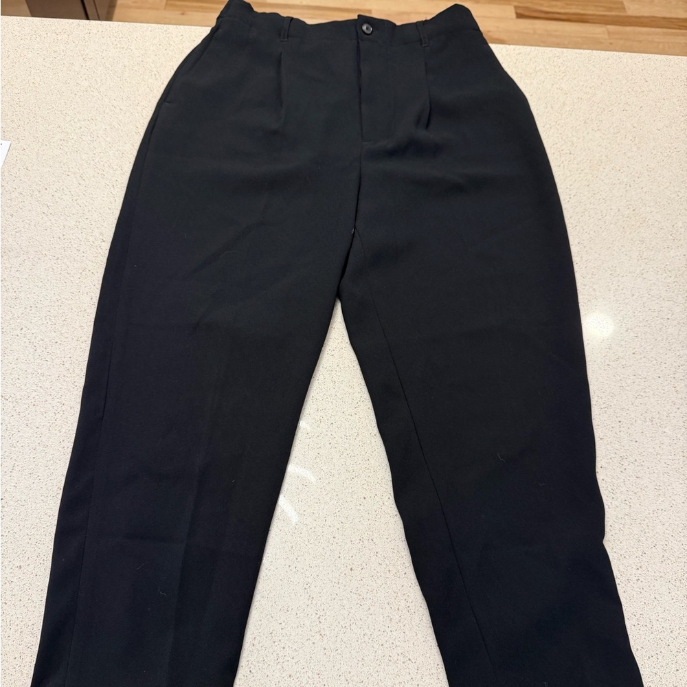 Zara Black Tailored Trousers for Professional Wear